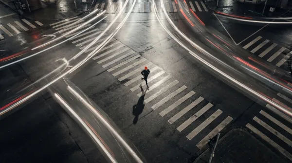 Intersection — aerial